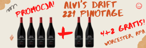 Zestaw Alvi's Drift 221 Pinotage 4+2 GRATIS